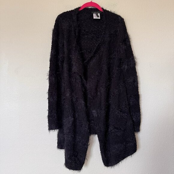 BCBG MaxAzria Super Soft Open Waterfall Cardigan Sweater Size Large - Picture 2 of 8